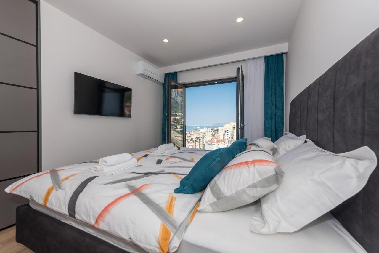 Luxury Adria Sea & City View Apartment Макарска Екстериор снимка