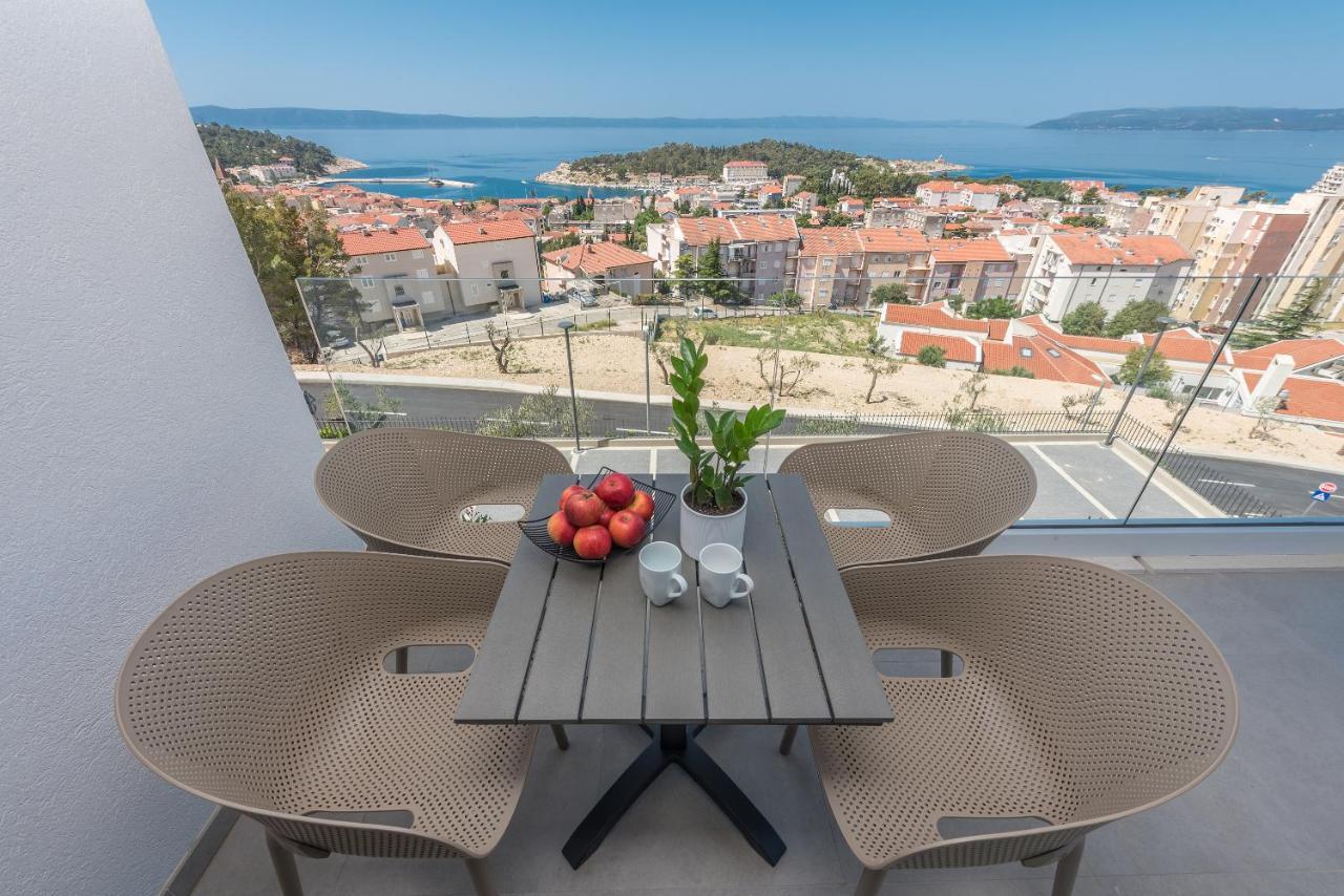 Luxury Adria Sea & City View Apartment Макарска Екстериор снимка