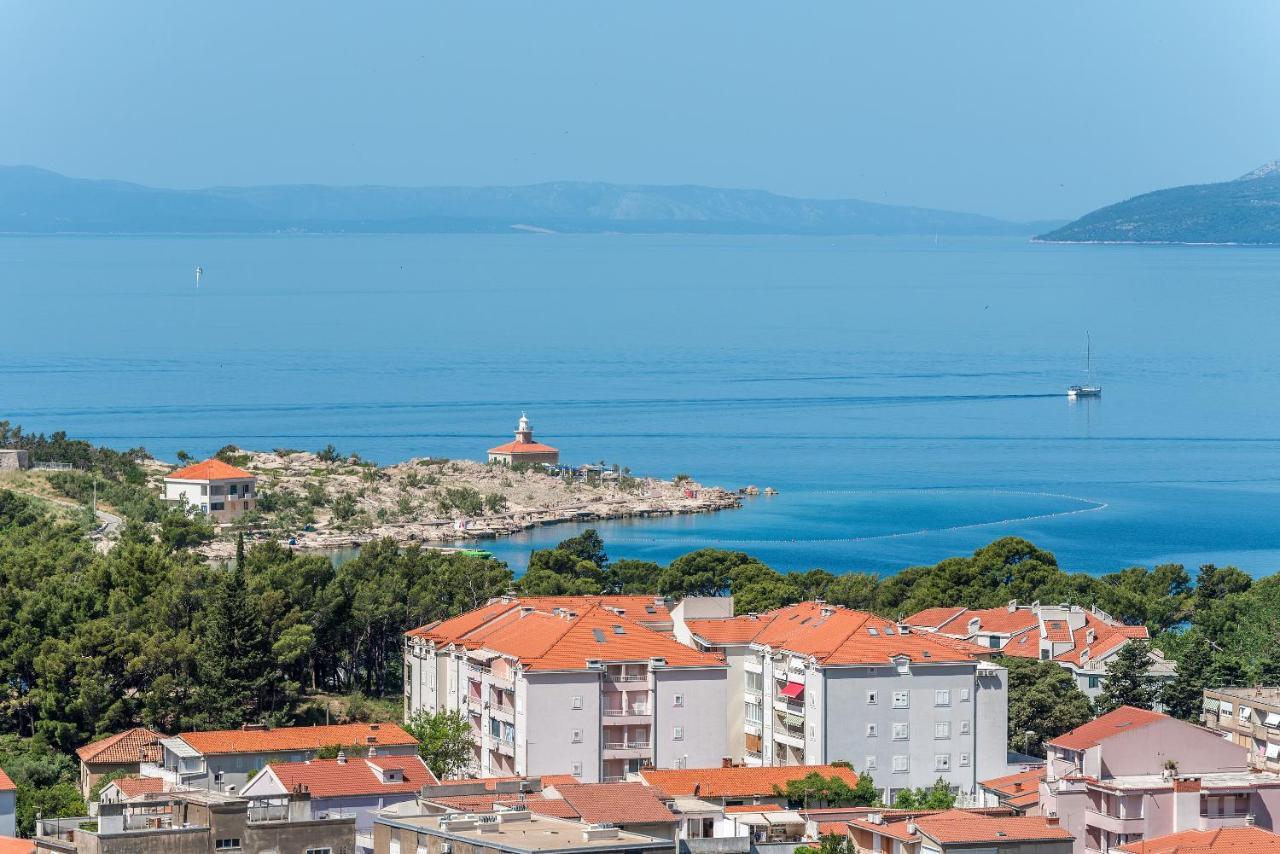 Luxury Adria Sea & City View Apartment Макарска Екстериор снимка